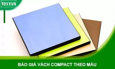 Báo giá vách ngăn vệ sinh compact theo màu: Giải pháp về ngân sách