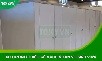 Cập nhật xu hướng thiết kế vách ngăn vệ sinh cho năm 2026 và tương lai