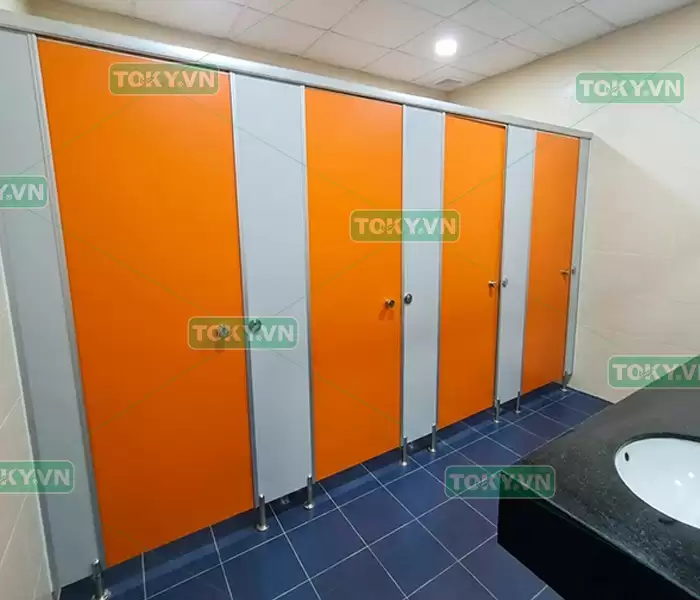 Kích thước vách ngăn buồng vệ sinh nam và nữ
