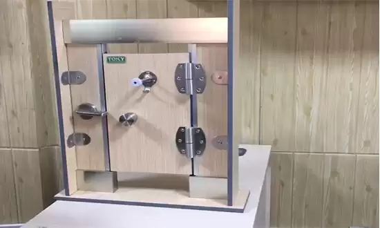 Lắp đặt mô hình vách ngăn vệ sinh inox 304 – ủng nhôm