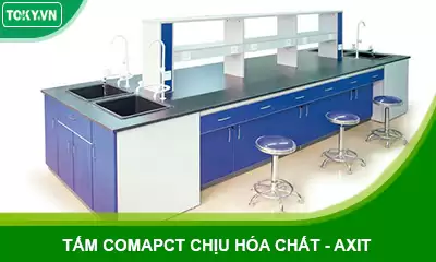 Tấm compact chịu axit, hóa chất | Sẵn kho 500 tấm | Nhập khẩu trực tiếp