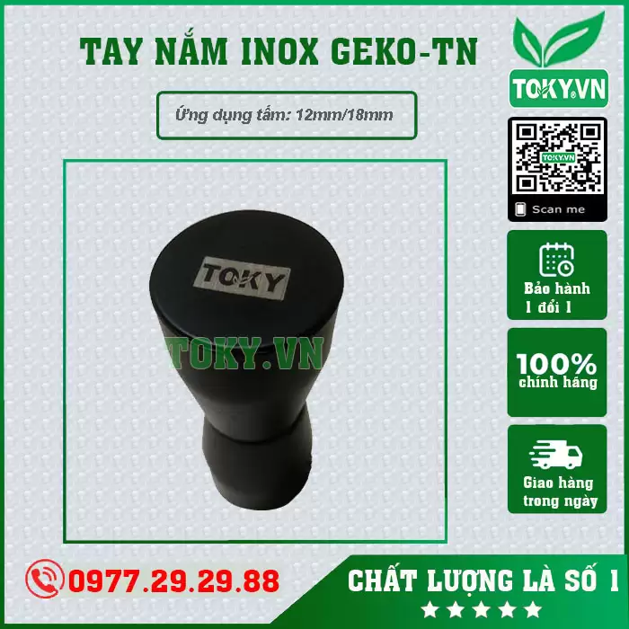 Tay nắm vách vệ sinh TN inox 304 màu đen
