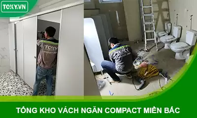 TOKY – Tổng kho vách ngăn vệ sinh compact