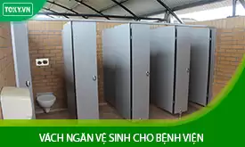 Vách ngăn vệ sinh cho bệnh viện – Giải pháp bền lâu, tiết kiệm ngân sách