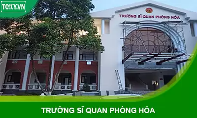 Vách ngăn vệ sinh compact tại Trường Sĩ quan Phòng hóa