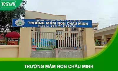 Giải pháp thi công vách ngăn vệ sinh tại Trường mầm non Châu Minh