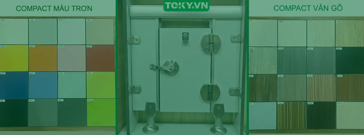 Banner mô hình vách ngăn vệ sinh