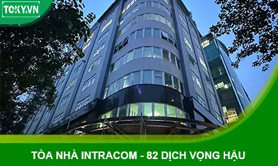 Dự án vách ngăn vệ sinh tại Tòa nhà Intracom Building – 82 Dịch Vọng Hậu