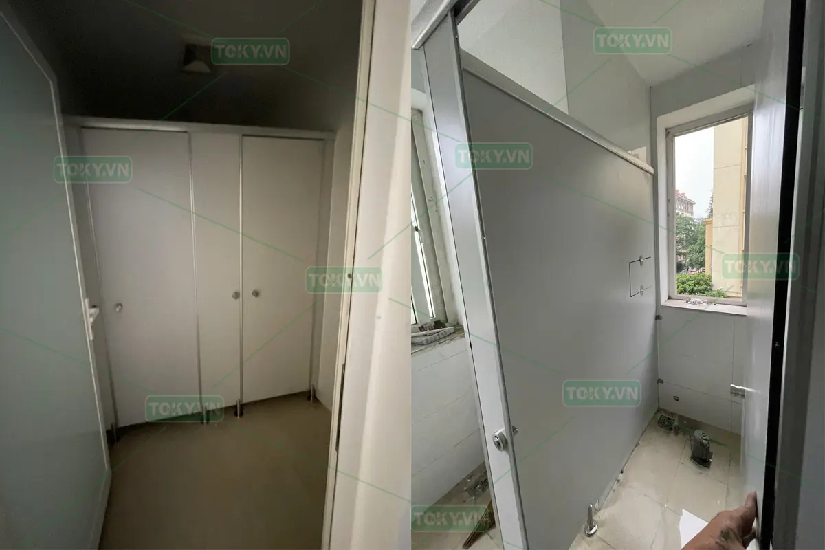Công trình vách ngăn vệ sinh cho Đại học Y Hà Nội