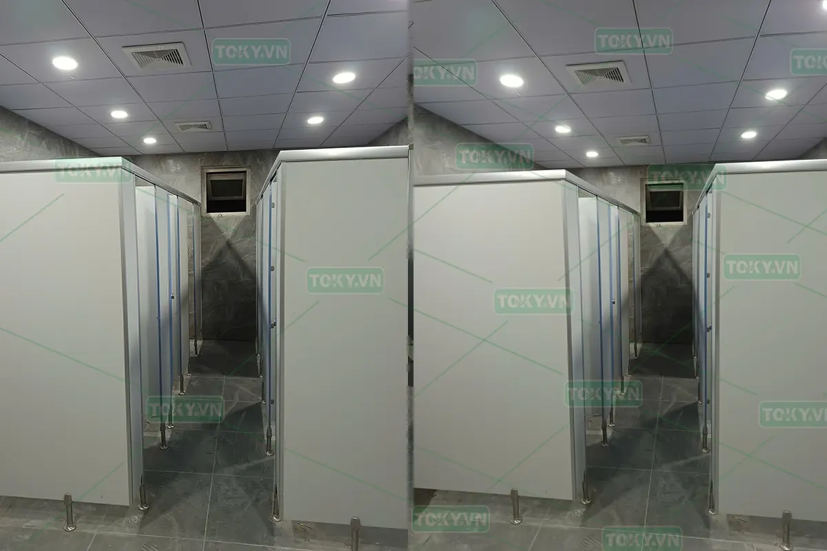 150m2 vách ngăn vệ sinh cho Sân bay Quốc tế Nội bài