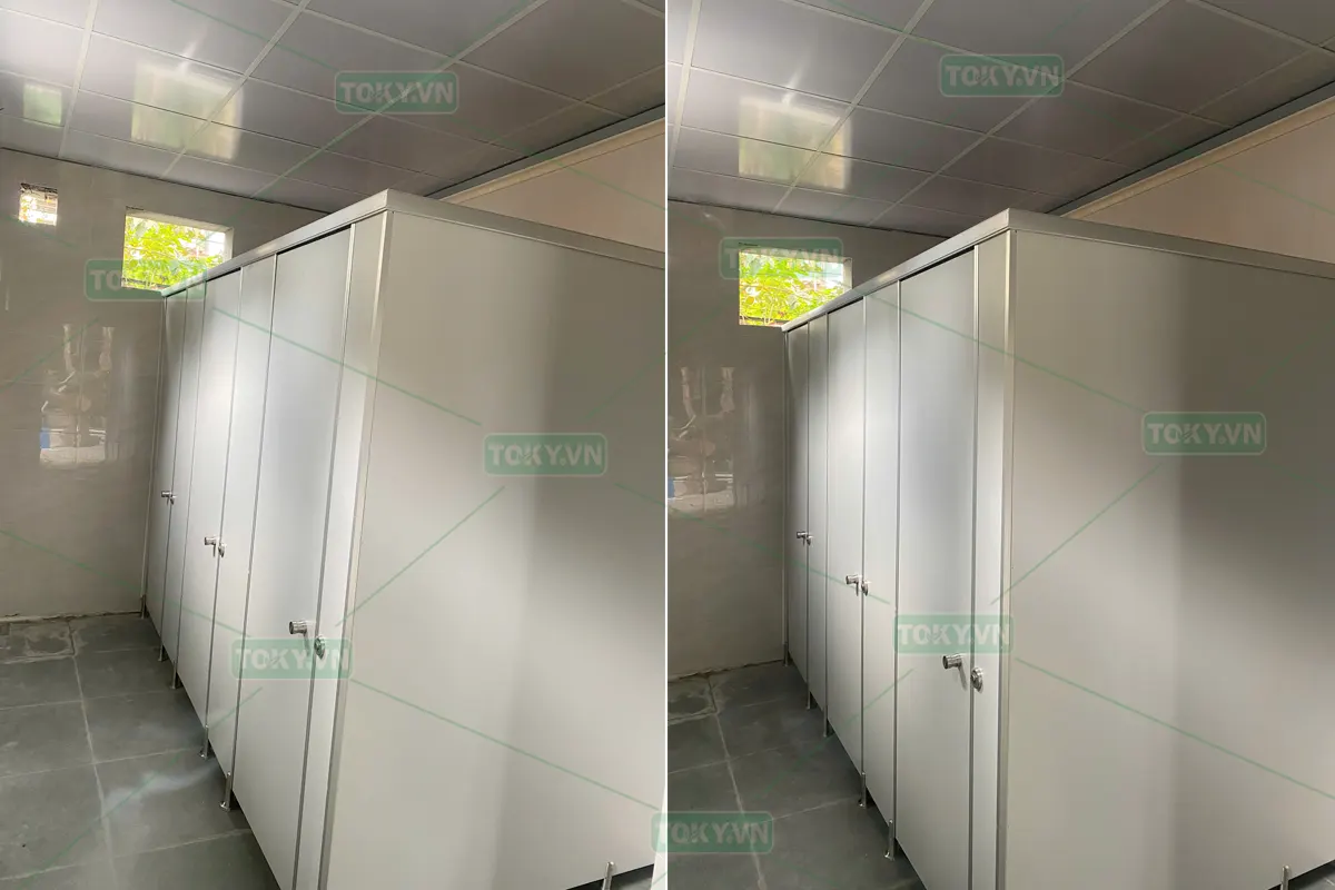 Công trình vách ngăn vệ sinh cho Chi nhánh Xí nghiệp Thủy lợi Gia Lâm