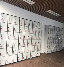 Tấm Compact làm tủ locker