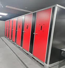 Tấm compact làm vách ngăn vệ sinh công cộng