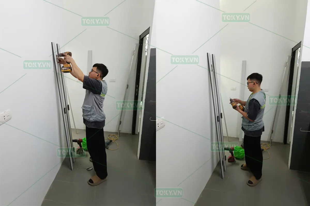 TOKY hoàn thiện thi công tấm compact cho Showroom Honda Thắng Lợi 2