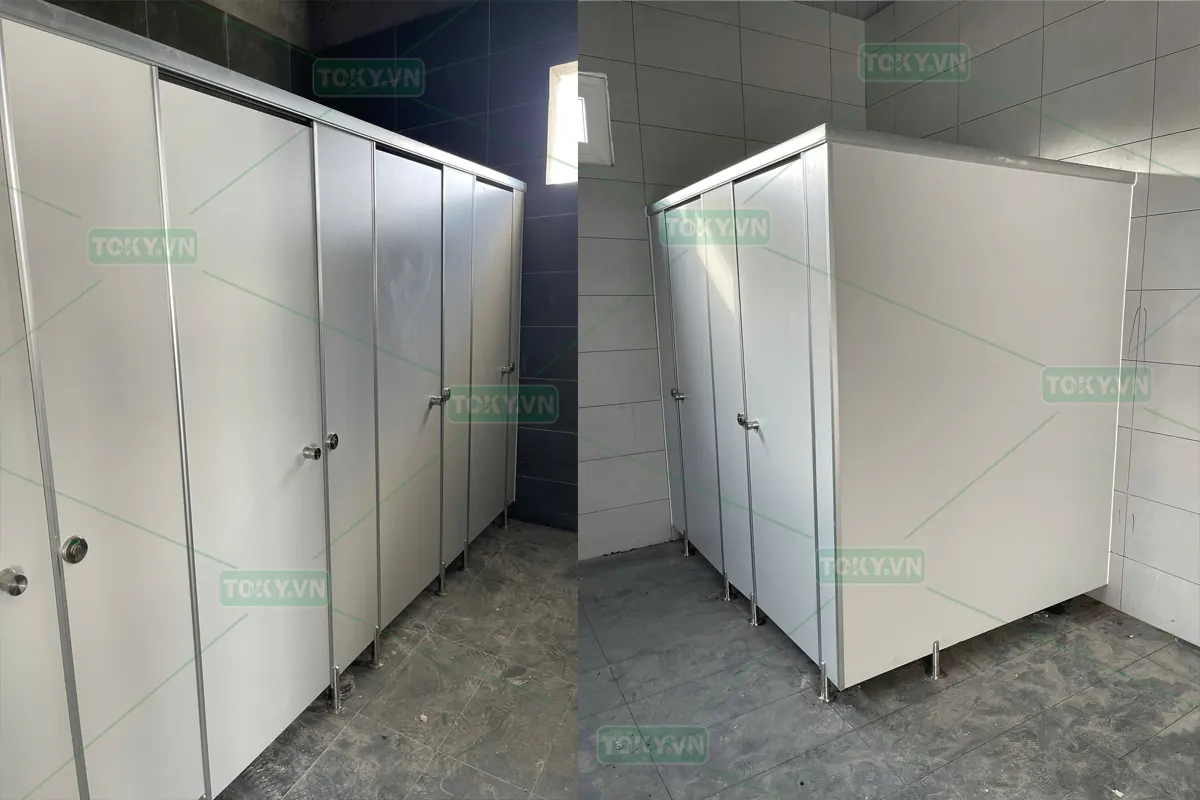 Dự án vách ngăn vệ sinh tấm Compact cho nhà máy An Phát (An Phat Bioplastics)
