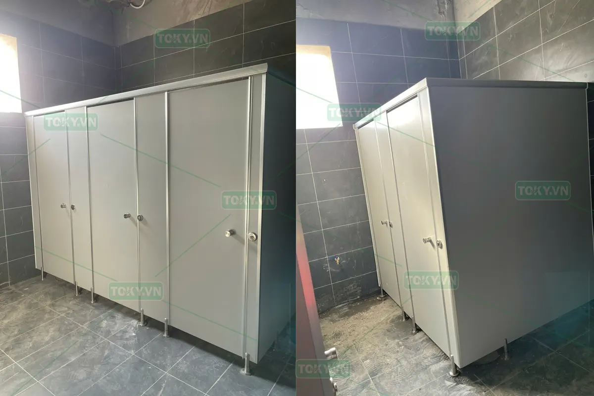Dự án vách ngăn vệ sinh tấm Compact cho nhà máy An Phát (An Phat Bioplastics)