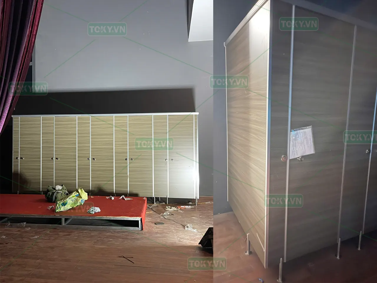 Hoàn thiện 200m2 vách ngăn vệ sinh cho Ban QLDA Văn hóa – Thể Thao – Du lịch Phú Thọ