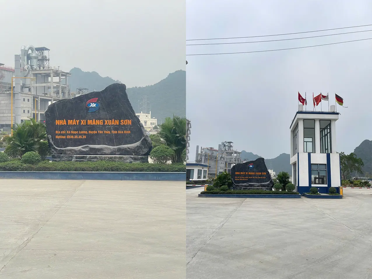 TOKY hoàn thiện 200m2 vách ngăn vệ sinh Compact cho Nhà máy Xi măng Xuân Sơn