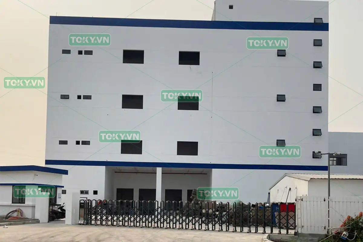 Toky hoàn thiện 250m2 thi công tấm Compact HPL tại nhà máy Hornor