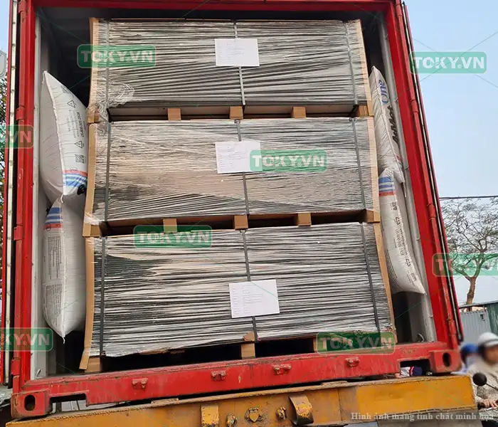 Quy mô nhập khẩu 4 Container tấm Compact HPL của Toky