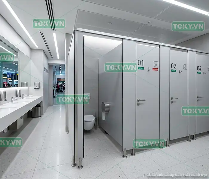 Tấm Compact HPL chất lượng cao - vệ sinh và văn phòng 3 Tiêu chí lựa chọn Tấm Compact HPL chất lượng cao