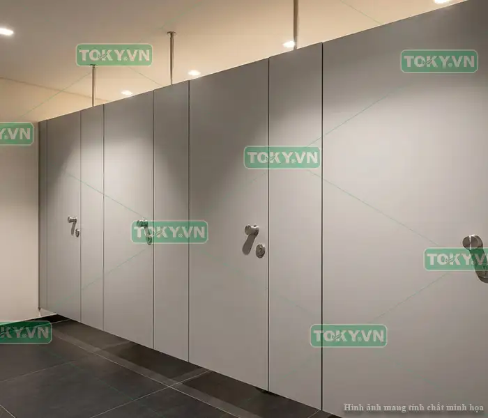 Kinh nghiệm gia cố trần thạch cao thi công vách ngăn vệ sinh treo 2 Biện pháp thi công đi khung xương sắt hộp gia cố trần chịu lực