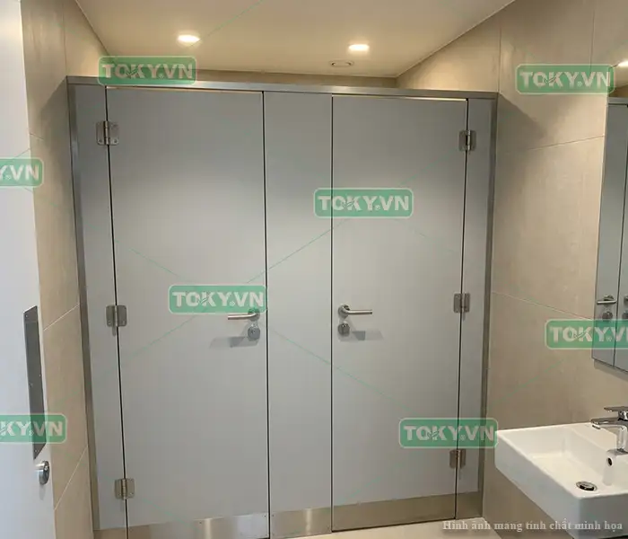 Giải pháp kỹ thuật thông minh từ Vách ngăn vệ sinh TOKY