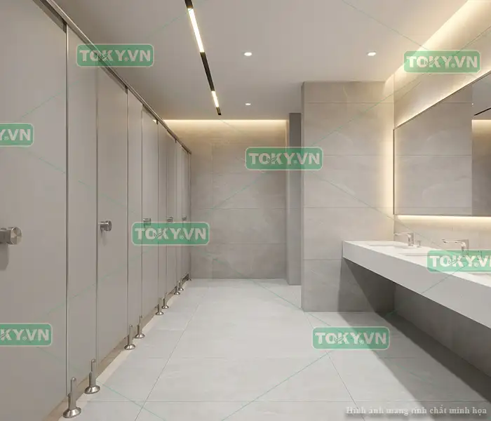 Giải pháp thực chiến từ chuyên gia thi công vách ngăn vệ sinh TOKY