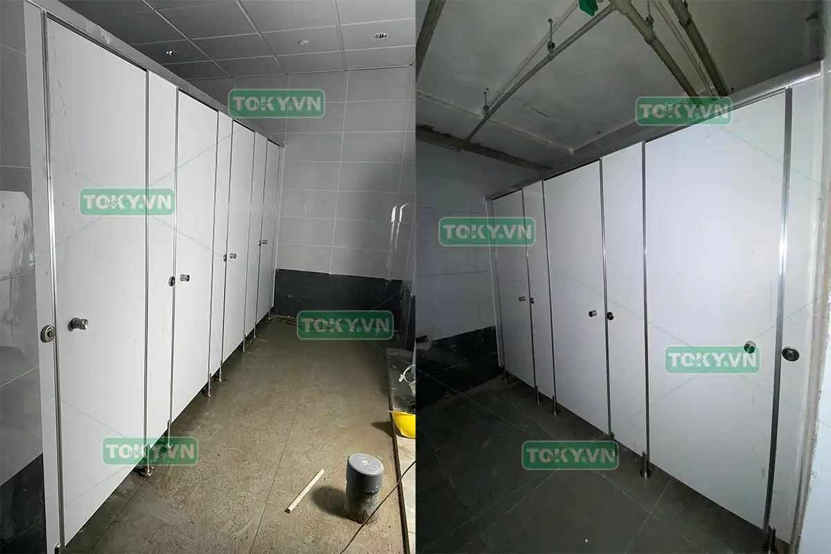 Toky bàn giao đợt 1 dự án thi công tấm Compact HPL tại công ty Molex Hưng Yên
