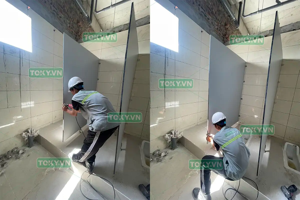 5 Dự án vách ngăn compact Toky đã hoàn thiện tại khu công nghiệp 4 Dự án 350m2 vách ngăn compact cho công ty intercontinental tại Bắc Giang