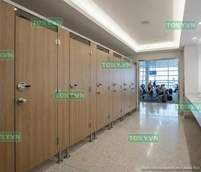 Tấm Compact HPL cho sân bay - giải pháp vật liệu đẳng cấp cho hạ tầng hàng không 2 Ứng dụng đa dạng của tấm compact hpl cho sân bay trong không gian nhà ga