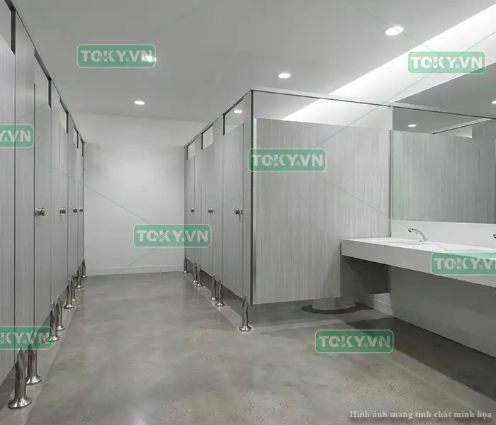 Tại sao kỹ thuật lắp đặt quyết định 50% độ bền của vách ngăn vệ sinh Compact?