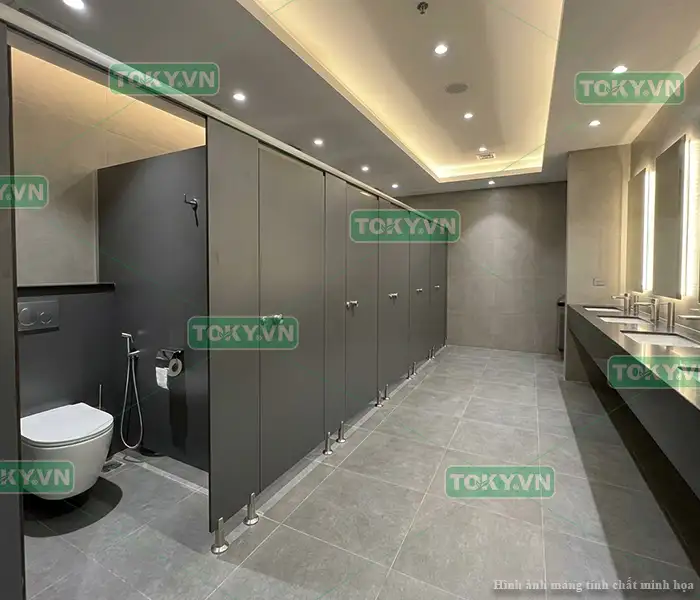 Tiêu chuẩn lựa chọn và thi công tấm compact hpl cho rạp chiếu phim hiện đại 1 Tại sao rạp chiếu phim hiện đại cần một tiêu chuẩn vách ngăn vệ sinh khắt khe?