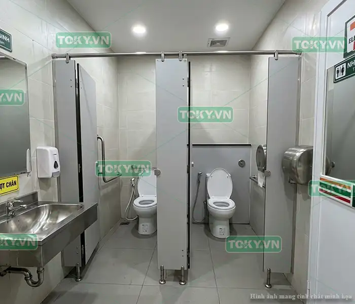 Ứng dụng tấm Compact HPL cho chuỗi cửa hàng tiện lợi hiện đại 4 TOKY - Đơn vị thi công tấm Compact HPL cho chuỗi cửa hàng tiện lợi chuyên nghiệp