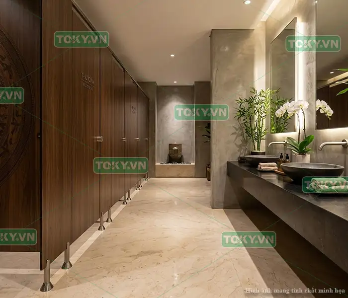 Toky - Đơn vị thi công tấm Compact HPL cho thẩm mỹ viện và spa cao cấp uy tín toàn quốc
