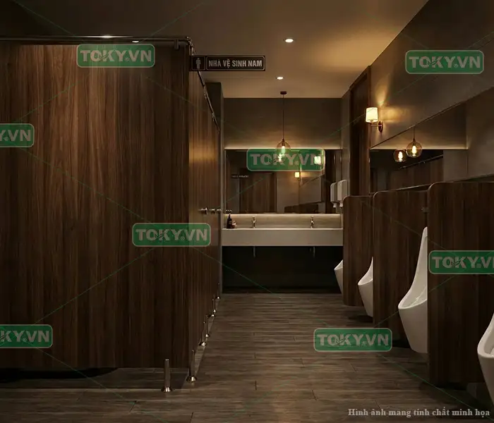 Giải pháp tấm Compact HPL cho quán bar, pub 1 Tại sao vách ngăn vệ sinh quán bar pub quyết định điểm chạm thương hiệu?