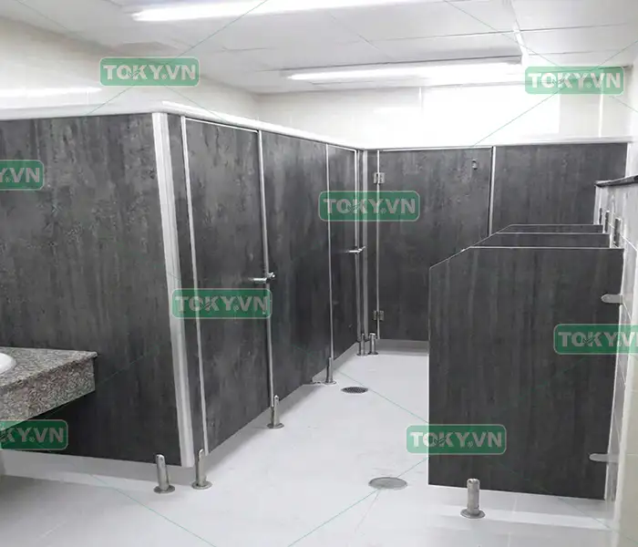 Phối màu vách Compact nhà vệ sinh theo từng lĩnh vực kinh doanh