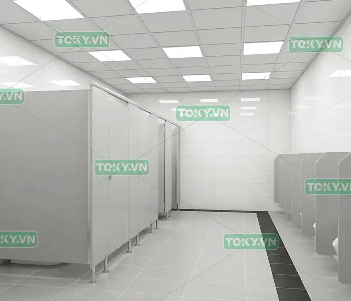 Hướng dẫn tháo dỡ vách ngăn nhà vệ sinh khi chuyển văn phòng 2 Những điều kiện cần thiết để tái sử dụng hệ thống vách ngăn nhà vệ sinh cũ