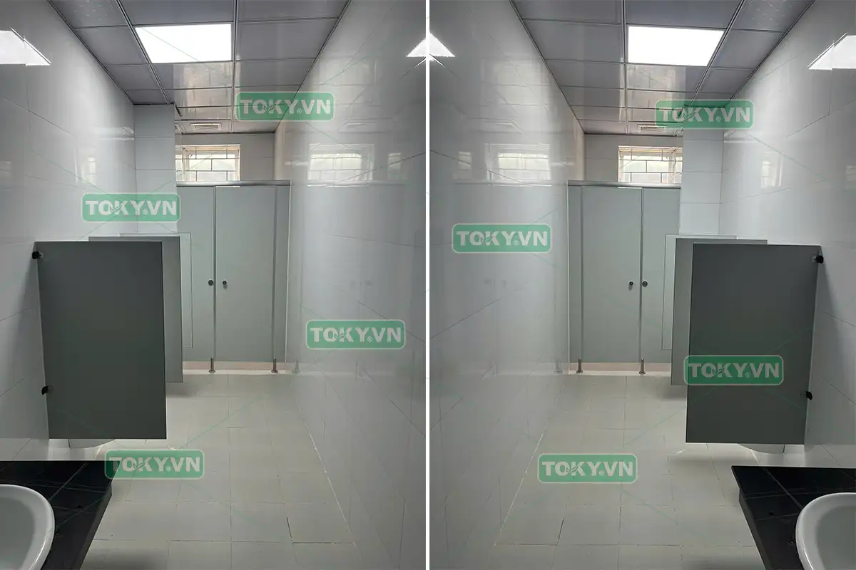 Toky hoàn thành 230m2 thi công tấm compact tại trường cao đẳng công nghiệp và xây dựng