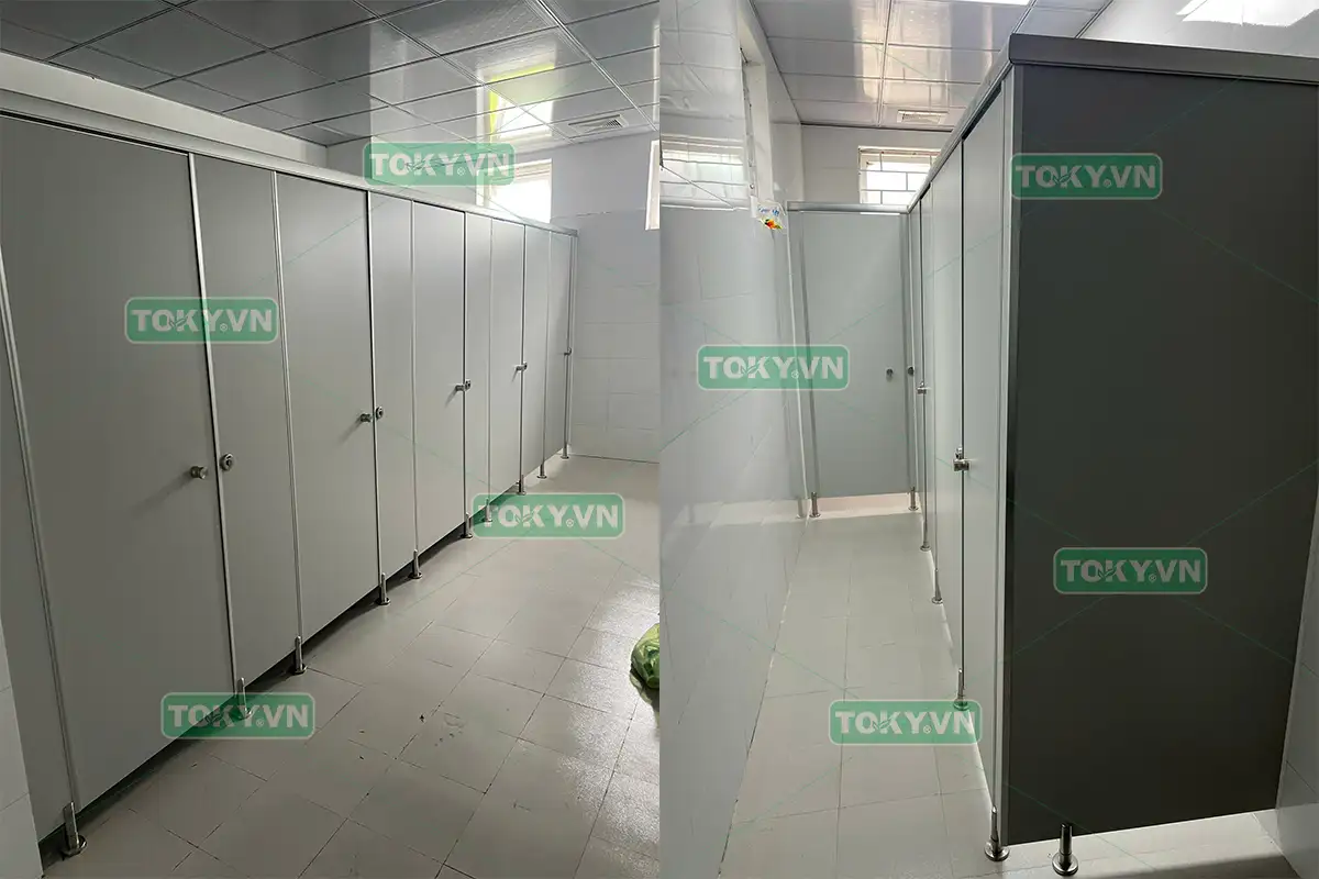 Toky hoàn thành 230m2 thi công tấm compact tại trường cao đẳng công nghiệp và xây dựng
