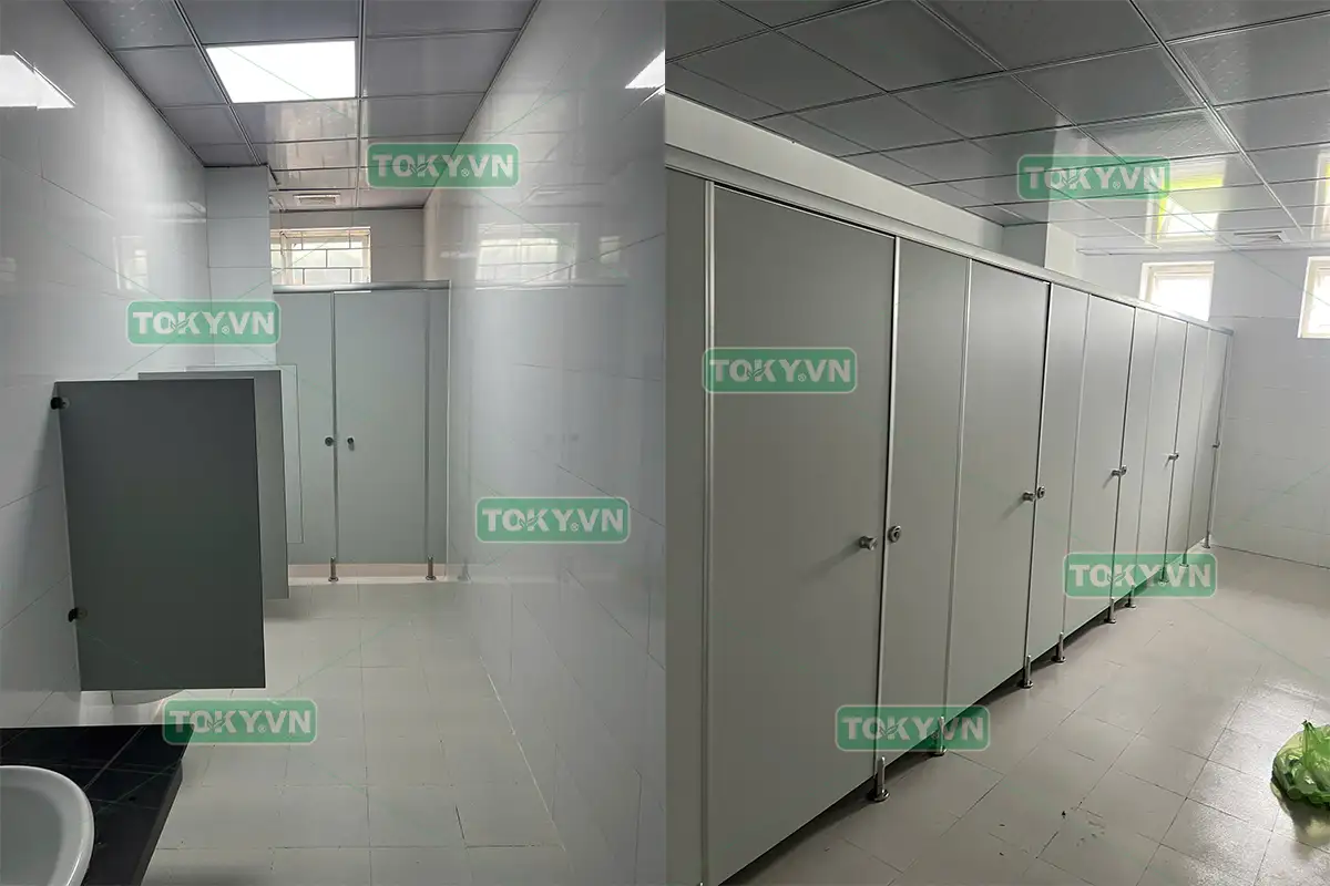 Toky hoàn thành 230m2 thi công tấm compact tại trường cao đẳng công nghiệp và xây dựng