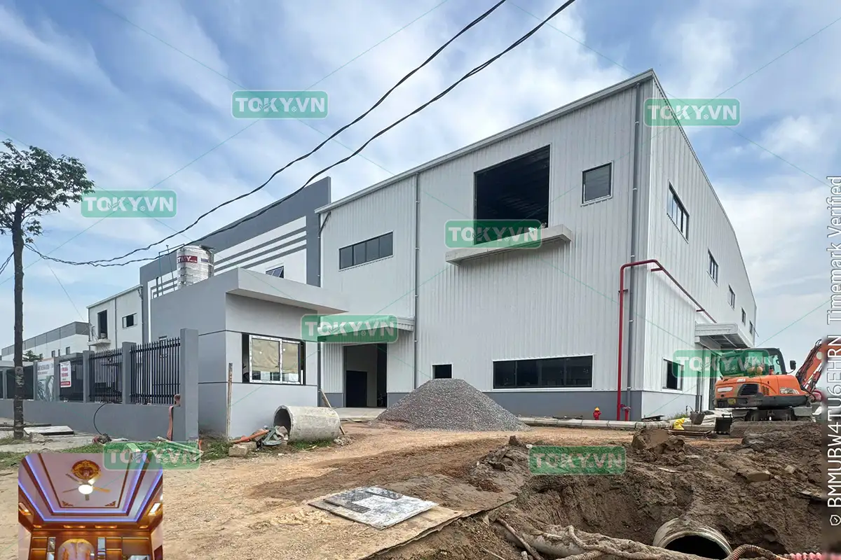 Toky hoàn thành 120m2 thi công vách ngăn vệ sinh công ty cổ phần Mỹ Á