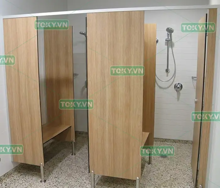 Ứng dụng thực tế của vách ngăn nhà tắm công cộng