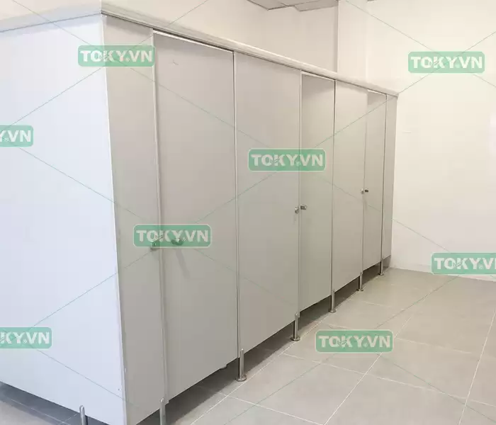 Top 5 đơn vị thi công vách ngăn vệ sinh compact uy tín tại Hà Nội 3 Vách ngăn vệ sinh Đa Lợi