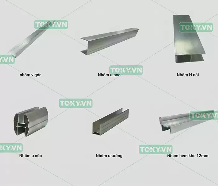 Tại sao nên dùng phụ kiện nhôm định hình khi thi công vách ngăn vệ sinh compact? 2 Phụ kiện nhôm định hình khi thi công vách ngăn vệ sinh compact