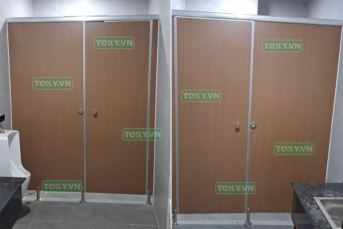 Toky hoàn thành 50m2 thi công vách ngăn vệ sinh đợt 3 trụ sở cục đường bộ Việt Nam