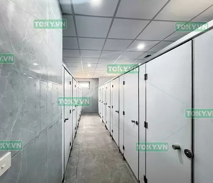 TOKY  -  Đơn Vị thi công vách ngăn vệ sinh compact uy tín tại KCN Nam Thăng Long