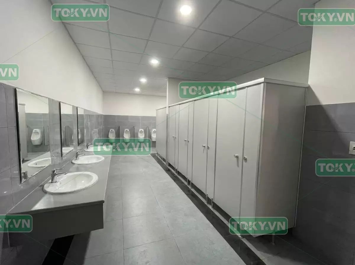 Tiêu chí nghiệm thu vách ngăn vệ sinh tấm Compact sau thi công
